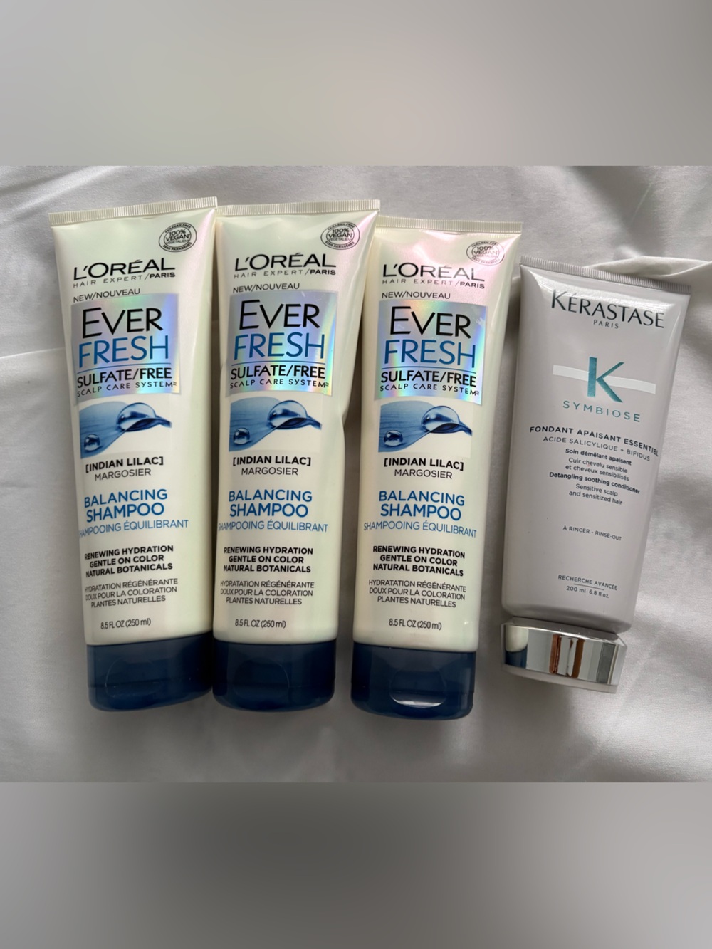 L’ORÉAL shampoo with KÉRASTASE conditioner